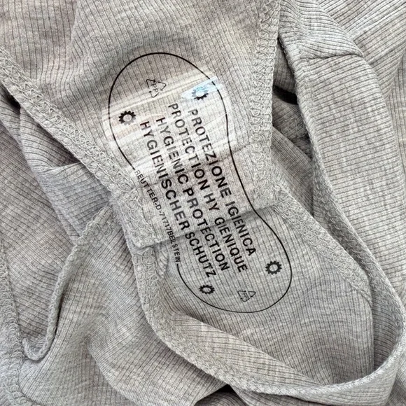 KAILEIGH X STITCH FIX | Chana Knit Bodysuit in Grey, Size Small - Picture 3 of 6